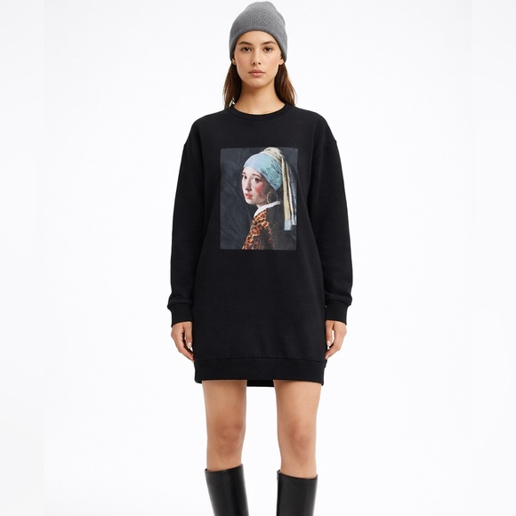 twik Sweaters - TWIK by Simons - Graphic Sweater dress